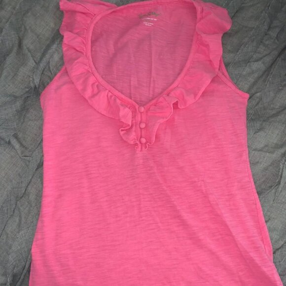 Lilly Pulitzer Ruffle Tank Top Size XS - Picture 1 of 4